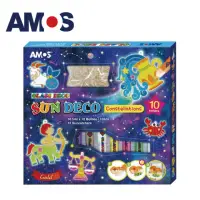 在飛比找momo購物網優惠-【AMOS 阿摩司】韓國原裝 10色星座主題壓克力模型板DI
