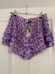 Peter Alexander Ladies Frill Pyjama Shorts Medium