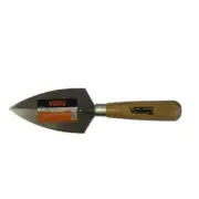 6" x 4-1/2" Point Trowel with Hardwood Handle, TRW-006