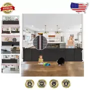 Reinforced Retractable Baby Gate 100” - Durable Mesh Safety Barrier for Pets