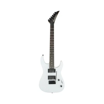 Jackson JS Series Dinky JS12 Electric Guitar, Amaranth FB, White