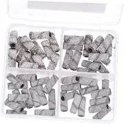 AUTSUPPL 60Pcs Sanding Bands for Nail Drill Grits Durable Sanding Bands for Nail Art Easy to Use Mandrel Bit Accessories for Manicure and Pedicure