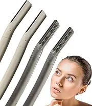 Generic Dermaplaning Tool - Facial Razor Hair Removal - Shaver Body Hair Removal - Trimmer And Face, With Precision Cover For Women And Men, White