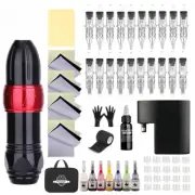 Tattoo Machine Kit Rotary Tattoo Pen Kit Complete Tattoo Supplies for Beginners