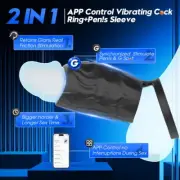 Men Electric 10 Speed Penis Girth Enlarger Stretcher Sleeve Dick Enhancer Ring