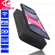 Power Bank Camera Wireless Spy Phone Charger 64GB 4K Powerbank Docking Station