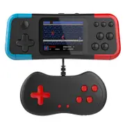 Handheld Games, Retro Games Console Built in 666 Classic Electronic Video Games Player with TV Output, Christmas Birthday Gift for Kids,Red and Blue