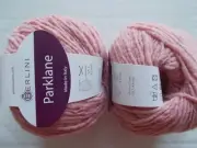 Berlini Parklane wool blend roving yarn, Petal, lot of 2 (163 yds each)