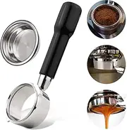 [SNOOU] 58mm 2 Ears Stainless Steel Bottomless Naked Portafilter Plastic Coffee Handle Cup Filter Basket for GAGGIA Classic Evolution Espresso Baby Classic New Baby