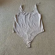 Skims Clay Soft Smoothing Scoop Neck Thong Sleeveless Bodysuit, Size 3X NWT