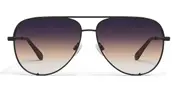 Quay NO-NS-2477 HIGH KEY EXTRA LARGE 77703 Men's Sunglasses Black Size 64
