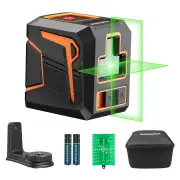 GOCHIFIX Laser Level Self Leveling Cross Line Laser 100ft Green Cross Laser Level with Manual Mode IP54 Waterproof for P