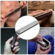 Harmonica D Key 24 Hole Playing Mouth Organ Wind Musical Instrument With Box HR6