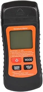 Wood Moisture Test Weather Water Wet Moisture Meter Power Leak Electrical Humidity Thermometer Sensor Carbon Clamp Meter Room Detector Large Mold Test Kit for Home Plastic Black