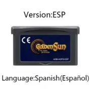 GBA Golden Sun Series Game Cartridge 32 Bit Video Game Console Card Golden Sun t