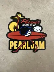 Pearl Jam Phoenix AZ 5/9/22 Gigaton Tour Sticker 2022 MINT