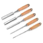 StewMac Wood Chisels, Set of 5 (103883)