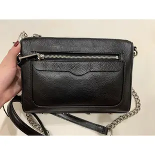 (二手)Rebecca minkoff avery黑色銀鍊包