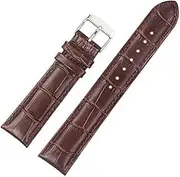 [g24] 20mm Genuine Leather Watch Band Strap Fits 42mm PRC200 CHRONOGRAPH AUTOMATIC Brown