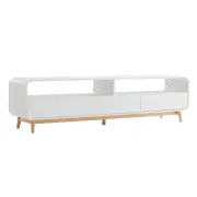 NNEDSZ White Modern Retro TV Unit 180CM