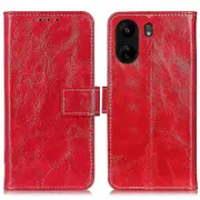 For Xiaomi Redmi 13C/Poco C65 4G Case Slim-Fit Retro Crazy Horse Texture Wallet Leather Phone Cover