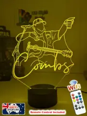LUKE COMBS - THE WEEKEND TOUR 3D LED Night Light 7 Colour Change Room Lamp