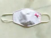 Handmade in Australia - Washable reusable face mask with bow