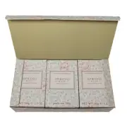Crabtree & Evelyn Spring Rain Scented Set Of 3 Bath Soap Bar 3.5 oz 100g Vintage