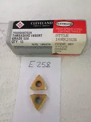 10 NEW CLEVELAND 16NR 28UN THREADING CARBIDE INSERTS GR 026 FACTORY PACKED -E258