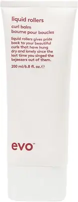Evo Liquid Rollers Curl Balm - Hair Styling Balm - Enhances Natural Curls, Prote