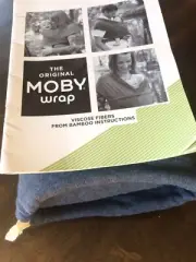 Moby Baby Wrap Original - Blue - With Bag