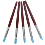 5x Silicone Rubber Clay Shaper Sculpting Fimo Polymer Modelling Pottery Tool .UU