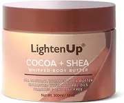OMIC LightenUp, Whipped Cocoa Butter - 10.1 fl oz/ 300 ml - Natural Moisturizer, Body Butter, DIY Recipes, Face and Body Butters, Cruelty-free, Natural Ingredients for Women and Men