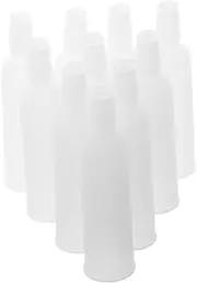 Happyyami 10 Pack Dropper Bottles Plastic Silicone Pipettes for Easy Liquid Transfer for Cosmetics Pharmaceuticals