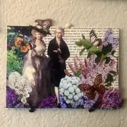 In The Garden Collage By Robyn Mallery With Certificate Of Authenticity
