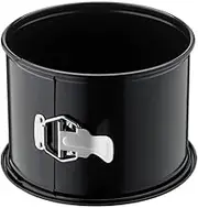 Original Kaiser Inspiration Panettone 20 x 14 cm High Springform Cake Tin Flat Base Cake Tin for 1/2 Recipe Portion, Extra High Rim, Non-Stick Coating, Easy Seal, Black