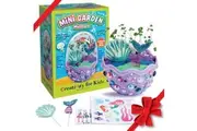 Creativity for Kids Mini Garden: Mermaid Terrarium Kit - Mermaid Gifts for Girls, Crafts for Kids and Mermaid Toys Ages 6-8+, Stocking Stuffers for Kids