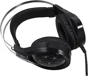 HOMSFOU Wired Headset for Gaming Cool Luminous Computer Headphone Microphone Noise Isolation