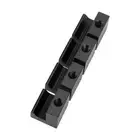 ［Black 4PCS Pickup Truck Tool Box Tie Down J Hooks Mounting Kit Aluminium