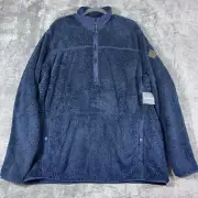 Eddie Bauer Jacket Men's 2XL Tall Quest Plush Fleece Half Zip Blue
