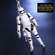 STAR WARS Storm Trooper Figurine metal replica keychain Key chain collectible wh