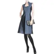 Alexander McQueen Silk Mikado dress size 38 New with tags. Free shipping