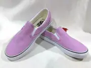 Vans Women's Classic Orchid /White Canvas Slip On Shoes - Size 7/7.5/8.5/9 NWB