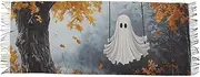 [XYMZR] Halloween Spirit Swinging Autumn Women’s Scarf Soft Warm Long Scarves Shawl Wrap for Winter Autumn Spring Travel Office Home, Multi-colored