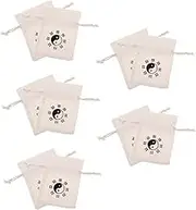 Milisten 10pcs Drawstring Storage Bags for Jump Ropes Durable Woven Pouches Closure for Wedding Favors Party Supplies Jewelry and DIY Crafts