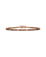 Le Vian Chocolate Diamonds 14K Rose Gold 4.30 ct. tw. Diamond Tennis Bracelet