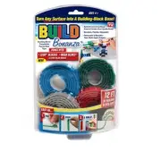 lego tape As Seen on TV* Lego Build Bonanza, Peel/Stick/Build, 12ft of Lego Tape