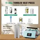Sublimation Mug Press Machine for 11-30oz Tumblers Green Design