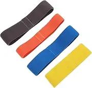 CHICAMPERA Flexible Elastic Bands for 4pcs Nylon Straps Fixing Fastening Straps for Bento Case Reusable Washable Bulk Supply