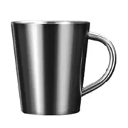 Coffee Mug With Double Wall 304 Stainless Steel Tea Mug Anti-scald Water Cup Kitchen Drinkware For Kids Tea Coffee Cup
